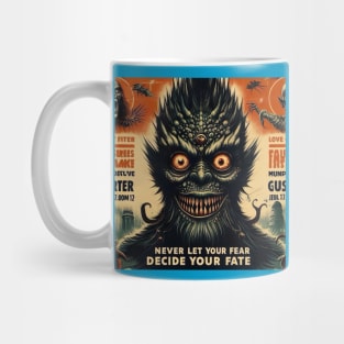 Never let your fear decide your fate Mug